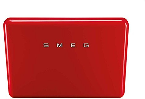 Hotte decorative murale Smeg KFAB75RD - Hotte aspirante Pan incliné - largeur 75 cm - Débit d'air maximum (en m3/h) : 797 - Niveau sonore Décibel mini. / maxi. (en dBA) : 50 / 72