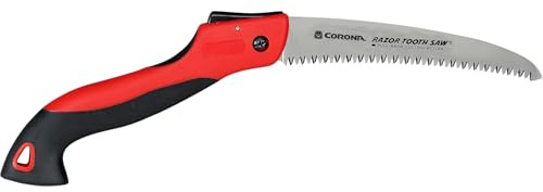 Corona RS 7245 Razor Tooth Folding Saw, 7-Inch Curved Blade, Steel