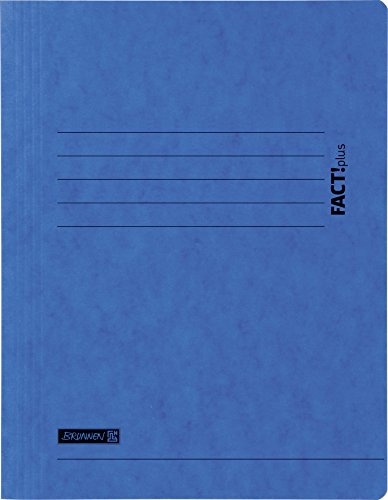 Brunnen 102015330 Jurismappe A4 Fact!plus (Karton, 320 g/m²) blau