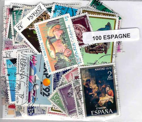 España 100 varios sellos (sellos para los coleccionistas)