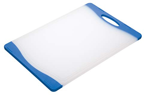 Colourworks Polyethylene Reversible Cutting Board, 35 cm x 24 cm - Blue