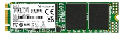 Transcend TS64GMTS800 SSD interne 64 Go M.2 (Type 2280) SATA III