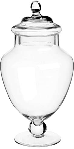 5five - tarro de cristal para caramelos con pie 2,1l