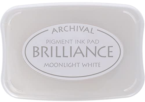 Tsukineko Brilliance Stempelkissen, Moonlight White, BIP80