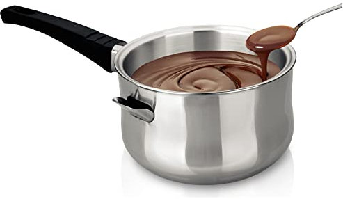 IBILI 774016 Double Boiler, Stainless Steel, Silver, 16 x 30 x 9 cm