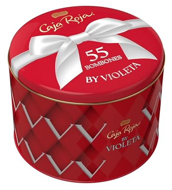 CAJA ROJA Bombones de chocolate con leche Lata 493g