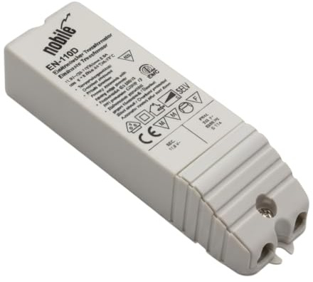 Elektronischer Transformator 35-110VA / 12V / 230V Einbau Trafo EN-110 D AC/DC für Halogen