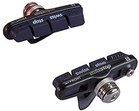 SWISSSTOP 34624 Kit 2 Brake Pad Holder Swissstop Flash Pro Negr Alum for cyclists, ideal for smooth riding and bike upkeep