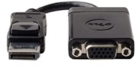 DELL ADAPTER DISPLAYPORT TO VGA VGA DisplayPort Negro adaptador de cable - Adaptador para cable (VGA, DisplayPort, Macho/hembra, Negro)