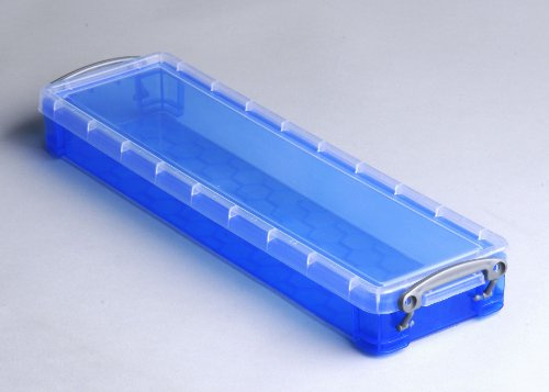 Really Useful Box 6 x Aufbewahrungsbox 0,8 Liter inkl. Deckel - transparent
