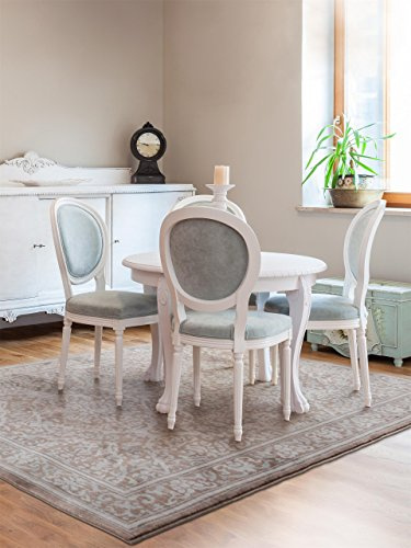 benuta Teppich Visconti Braun 80x150 cm | Moderner Teppich für Wohn- und Schlafzimmer