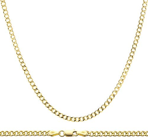 PRINS JEWELS 18 Karat / 750 Panzerkette Gelbgold Unisex - Breite 3 mm