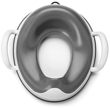 Prince Lionheart Weepod® Toilet Trainer | Anti-Microbial | Toilet Training | Splash Guard | Support Handles | Storage Loop |Wipe Clean | Strong & Stable – Galactic Grey