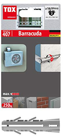 TOX Tassello ad espansione Barracuda 16x80 mm, 2 pz, 013700141