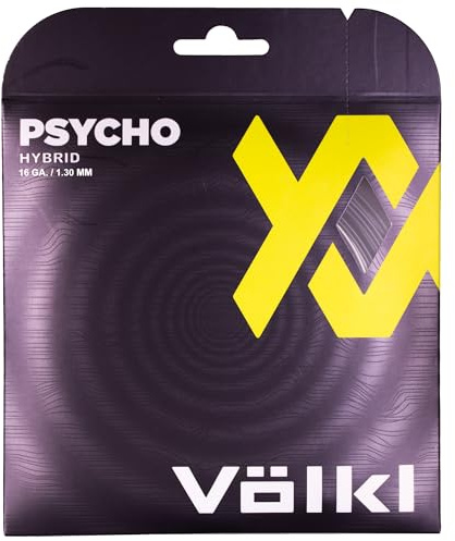 Volkl Psycho Hybrid-Tennissaite – 12 m Set, Stärke 1,30 mm