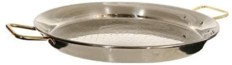 Garcima Paella-Pfanne, Edelstahl, 60 cm, Silber, 60cm