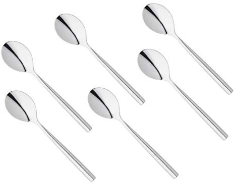 Stellar Rochester Stainless Steel Teaspoon Tea Coffee Spoon Cutlery in Set Deals (Set of 6)