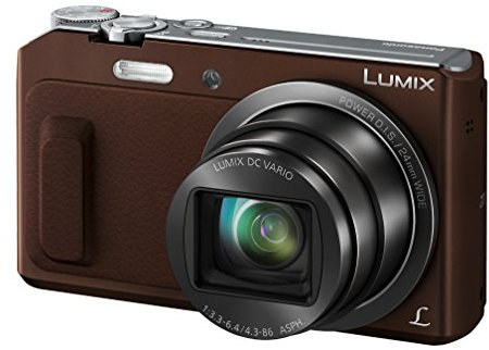 Panasonic LUMIX DMC-TZ58EG-T Travellerzoom Kamera (16 Megapixel, 20x opt. Zoom, 3-Zoll LCD-Display, Full HD, WiFi, 24 mm Weitwinkel-Objektiv) braun