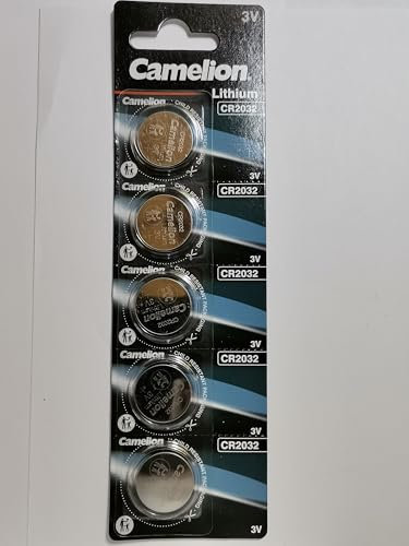 CAMELION - Lot de 5 Piles CR2032 3V