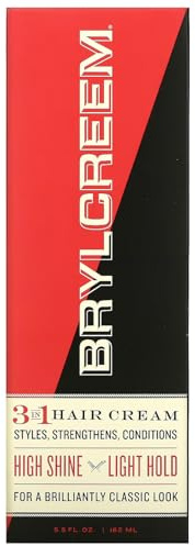 BRYLCREEM 3-in-1 Original High Shine Hair Cream, 3-in-1, 5.5 Fl Oz