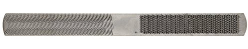 Nicholson 18924N Combination Rasp/Hand File without Tang (Boxed), American Pattern, Half-Round, 8 Length