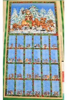 alles-meine.de GmbH Weihnachtskalender zum selbst nähen 100% Baumwolle 106 cm * 56 cm groß
