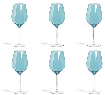 Brunch Time Kelch 6er Set Scratch Azzurro