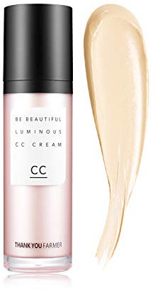 THANKYOU FARMER Be Beautiful Luminous CC Cream SPF30+ PA++ | Brightening Color Correction | 1.40 Fl Oz (40ml)