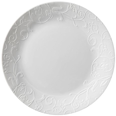 Corelle Embossed Bella Faenza 10.25 Dinner Plate (Set of 4)