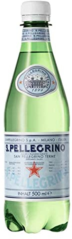 SanPellegrino Lot de 24 bouteilles d'eau minérale naturelle 24 x 500 ml