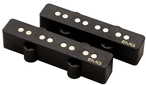 EMG JV52 - Pickup passivo vintage per basso, colore: nero