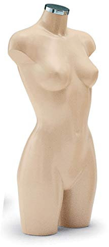 Fleshtone Female Sportswear Mannequin Display Bust for Lingerie Swimwear Fashion and Shopfittings