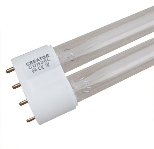 Mia.home ® lampe de rechange uVC ampoule uV lampe de rechange uV-c puissants pour appareil 5 w/uVC 7 w/9 w/11 w/18W/24W/36W/55 w, Verre, 36 Watt 2G11