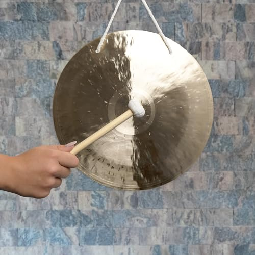 Klangschalen-Center Feng Gong Ø 30 cm, inkl. Klöppel | klangstark, für Seminare, Schule, Klangreisen