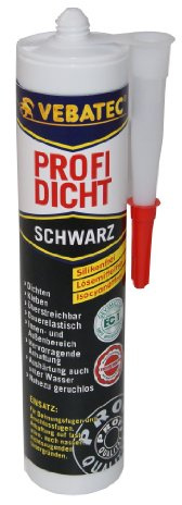 Vebatec Profidicht Dichtmasse schwarz 290ml Dichten Klebstoff (3,90€/100ml)