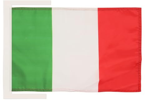 AZ FLAG Flagge Italien 45x30 cm Italienische Leichtes Polyester Kordeln | Für innen dekorative Flagge Italia doppelte Nähte und verstärkte Kanten mit Schnüre