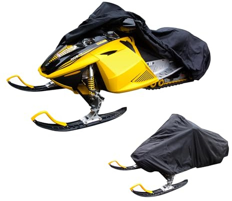 Budge SM-3 Sportsman snöskoterskydd, vattentät, svart, stor: passar snöskoter 330,2 cm L x 129,5 cm B x 121,9 cm H