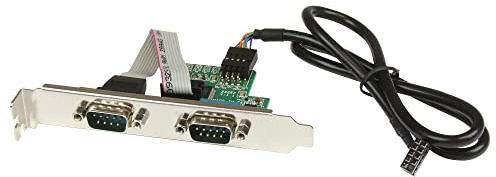 StarTech.com Motherboard Serial Port - Internal - 2 Port - Bus Powered - FTDI USB to Serial Adapter - USB to RS232 Adapter (ICUSB232INT2)