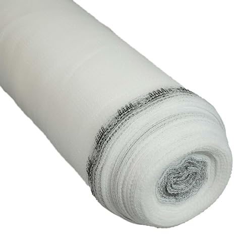 Malla blanca para Protección de Andamios 3,07x20 m - Calidad Profesional TECPLAST 50EC - Protección para obras de construcción