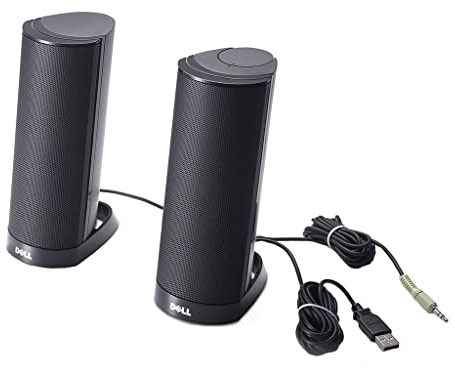 Dell AX210 Black USB Stereo Speaker System
