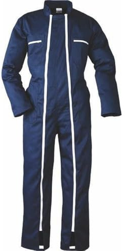 COVERGUARD 74565 - Combinaison de Travail - Taille XXL - 2 Fermetures à Glissière - Polyester et Coton - Bleu