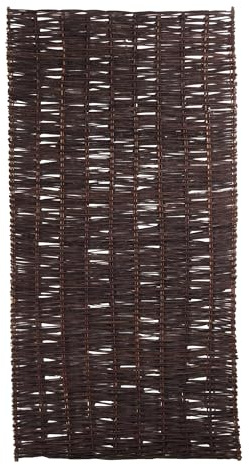 Papillon Willow Natural Garden Hurdles Fencing Privacy Screening Panel 1.8m x 0.9m (6ft x 3ft)