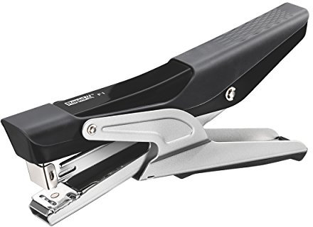 Rapid Cucitrice a pinza F1, Adatta a punti 24/6 e 26/6 mm, Capacità 20 fogli, Metallo e Plastica, Nero, 5000287