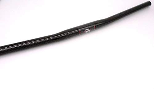 fahrrad Lenker Flat kohlefaser 3k Carbon MTB Fahrradlenker 25,4 Lange 580-720 handlebar (580mm)