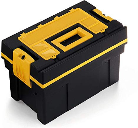 Terry Tool Chest 18 Valigetta Portautensili, Nero/Giallo