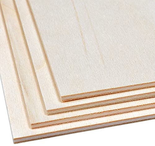 Qualitäts-Laubsäge-Sperrholz 4 Stk. (300 x 210 x 4 mm)
