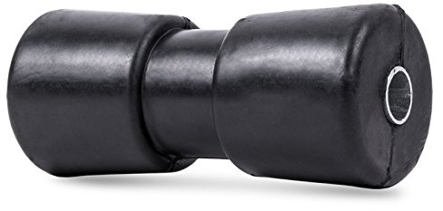 Kielrolle Gummi 190 mm schwarz 22mm Bohrung Metallkern für Bootstrailer