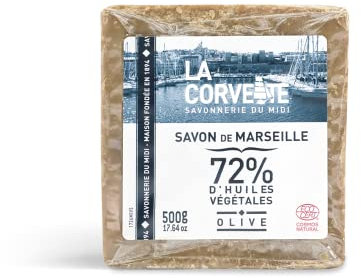 La Corvette, Vero sapone di Marsiglia all'olio d'oliv, 500g