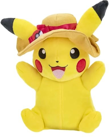 Pokemon Zomer Plüschtier Pikachu, 20 cm, sehr weich