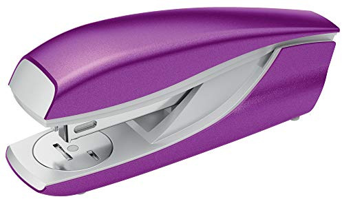 PETRUS 624330 - Grapadora para oficina gama WOW modelo 635 color violeta metalizado (en blister)